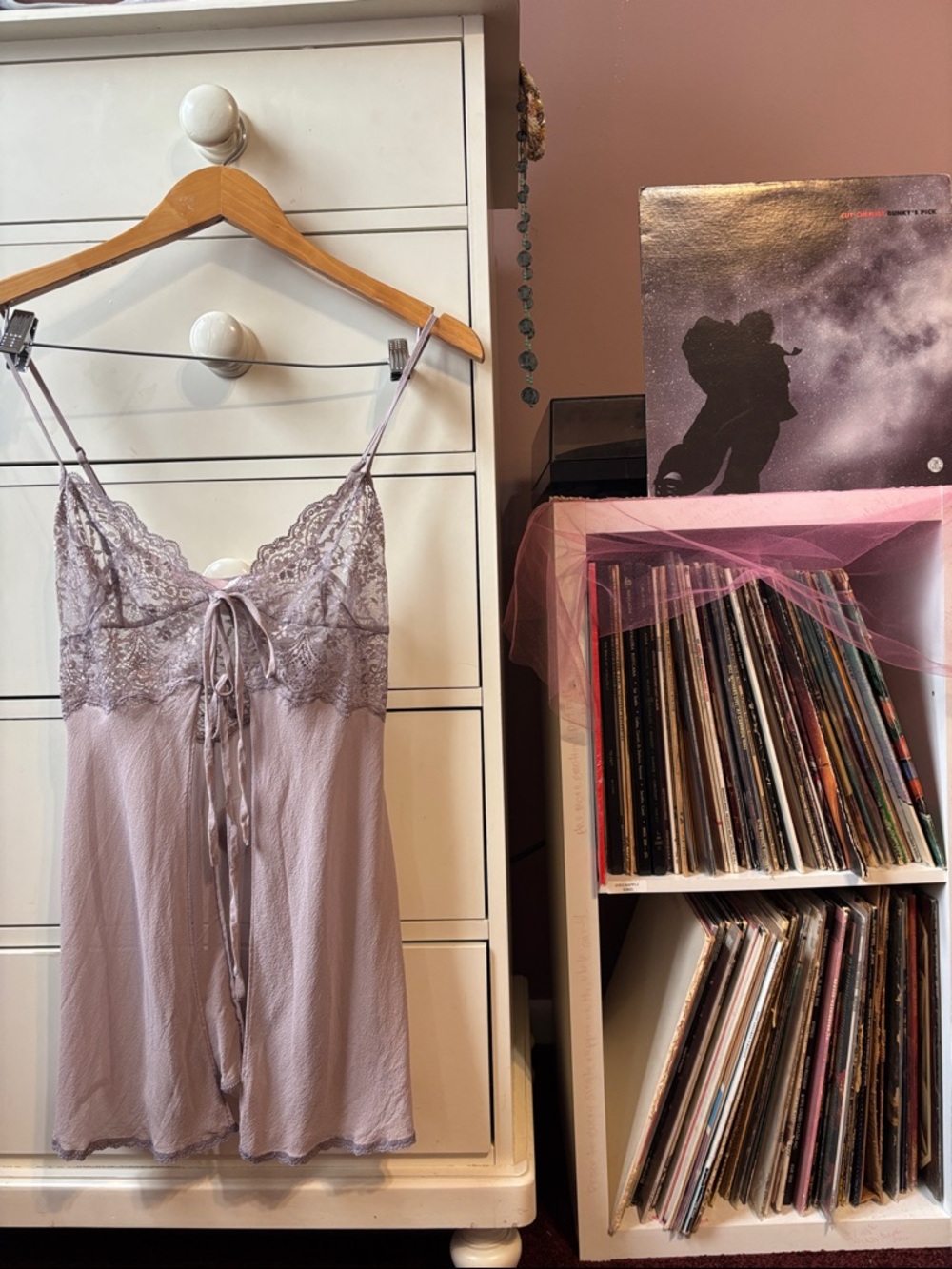90’ Vintage y2k Victoria Secret Silk Sheer Milkmaid Babydoll Fly Away Tank Cami
